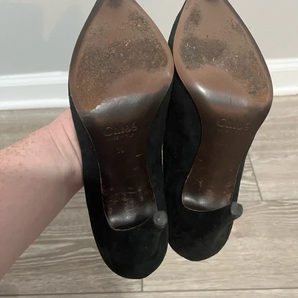 Chloe Black Heels - Picture 5 of 10